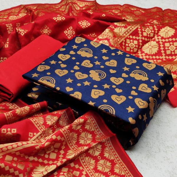 Banarasi Silk 101 Festive Wear Dress Material Collection